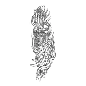 phoenix temporary tattoo