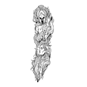 Athena Guardian Temporary Tattoo