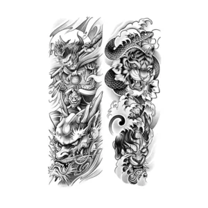 Chinese Mythology Arm Tattoo Set